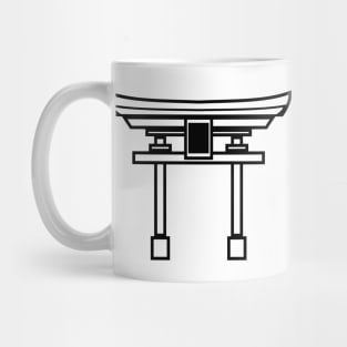 torii gate (white) Mug